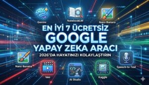 2026’da Hayatınızı Kolaylaştıracak En İyi 7 Ücretsiz Google Yapay Zeka Aracı