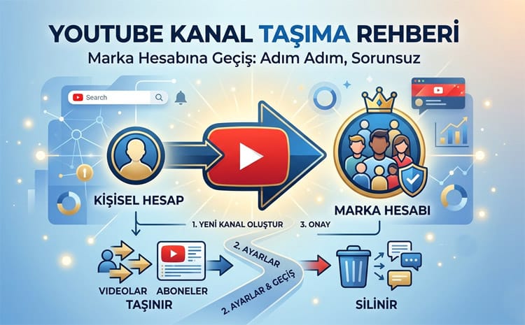 YouTube Kanalını Marka Hesabına Taşıma: Adım Adım Rehber